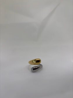 Anillo de Doble Banda Bicolor