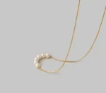 Collar Espiral con Perlas