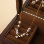 Collar Colgante con Perlas