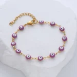Brazalete Ojo Turco Violeta
