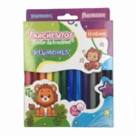 Plumones Parchesitos x12 Colores