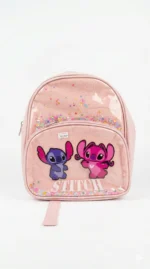 Mochila Stitch y Angel Rosa Pastel