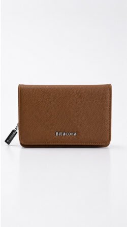 BOLSO 1 Billetera Clásica Bitácora – Café / Camel