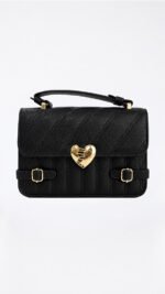 Bolso Satchel Rebel Heart - Negro